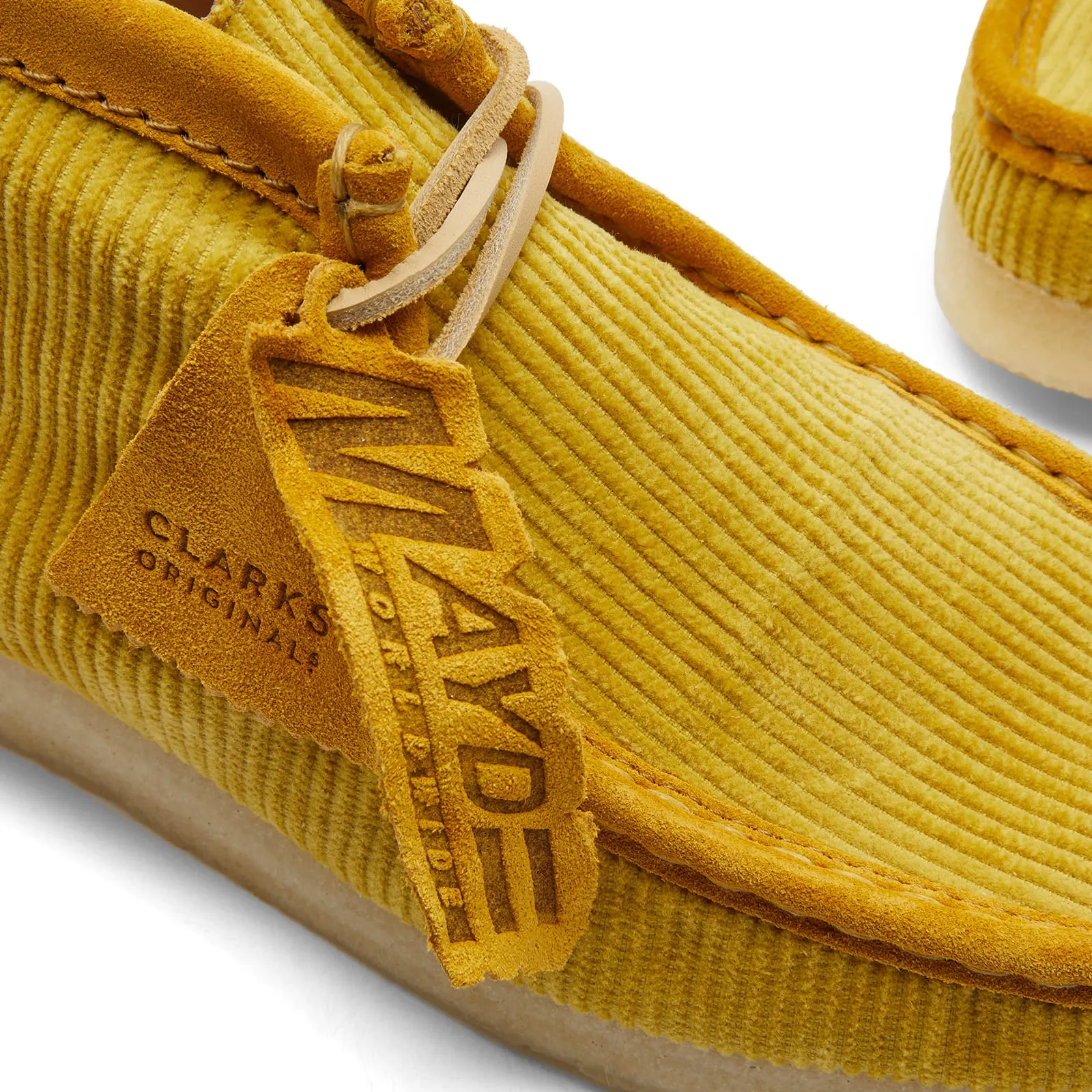 Clarks Originals Mayde Wallabee Boots, Yellow