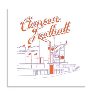 Clemson Football Poster