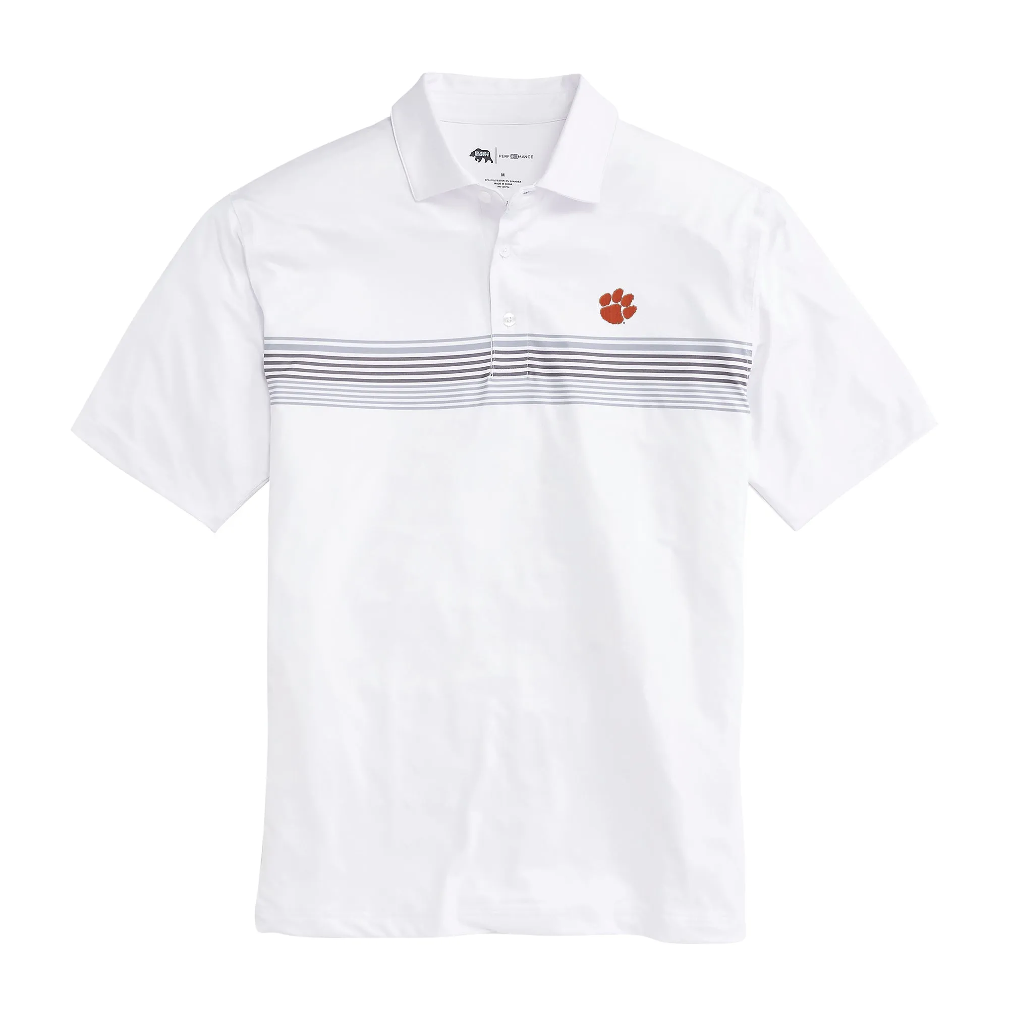 Clemson Prestwick Printed Performance Polo