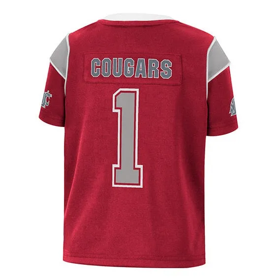 Colosseum Toddler "WSU 1 " Football Jersey