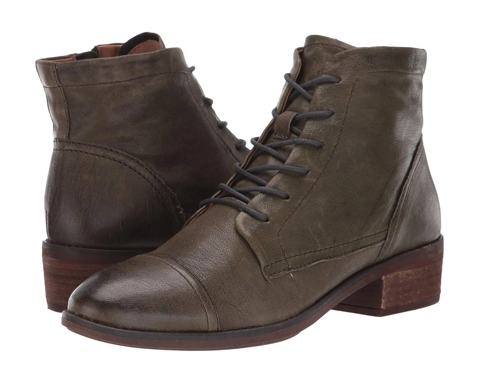 Cordia Comfortiva boots, army green oleoso