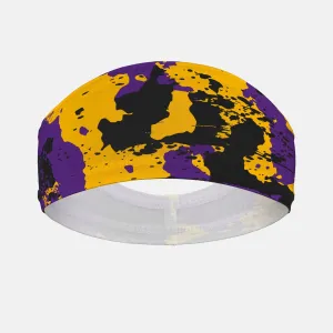 Corrosive Purple Black Yellow Skull Wrap