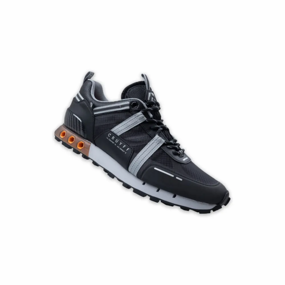 Cruyff Inter Lace Montserrat Black/Grey/Orange Trainer