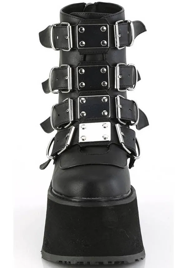 DAMNED-105 [Black] | PLATFORM BOOTS [PREORDER]