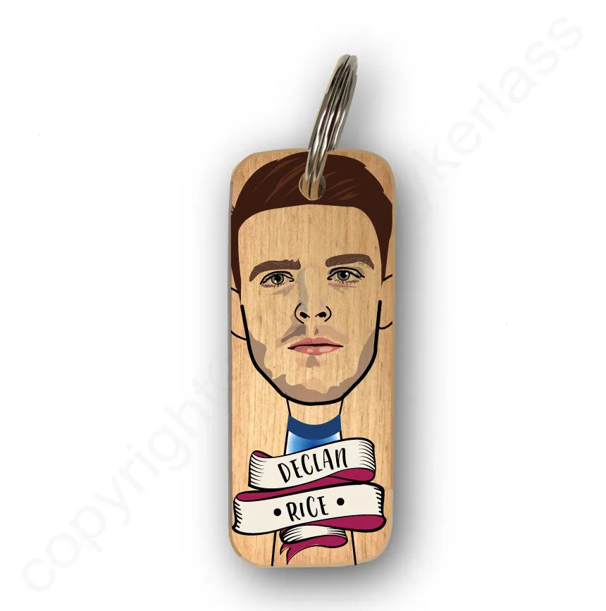 Declan Rice - Character Wooden Keyring  - RWKR1