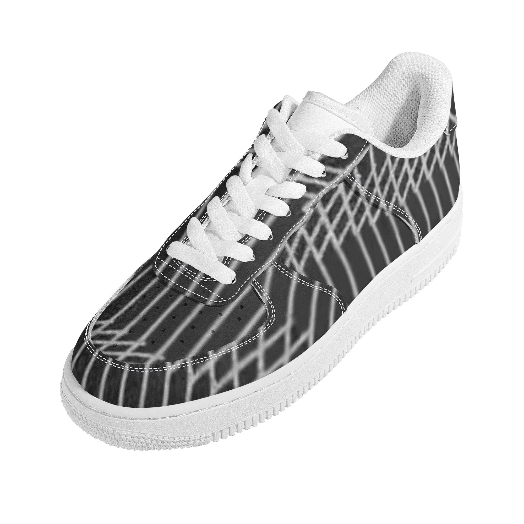 Designer Wire Lines | Low Top Customized | Shoe Zero