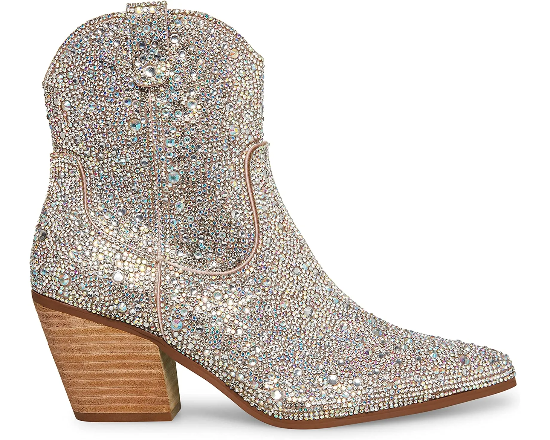 Diva Blue by Betsey Johnson boots, rhinestone