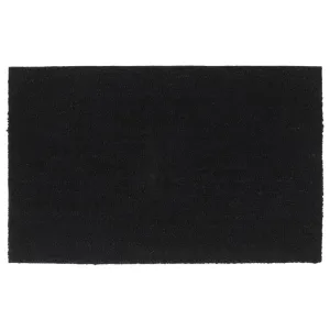 Door Mat Black 50x80 cm Tufted Coir