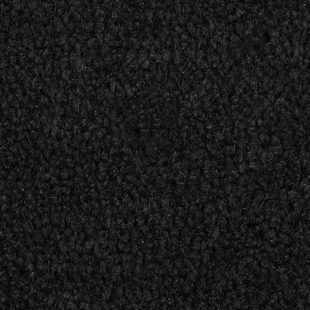 Door Mat Black 60x90 cm Tufted Coir