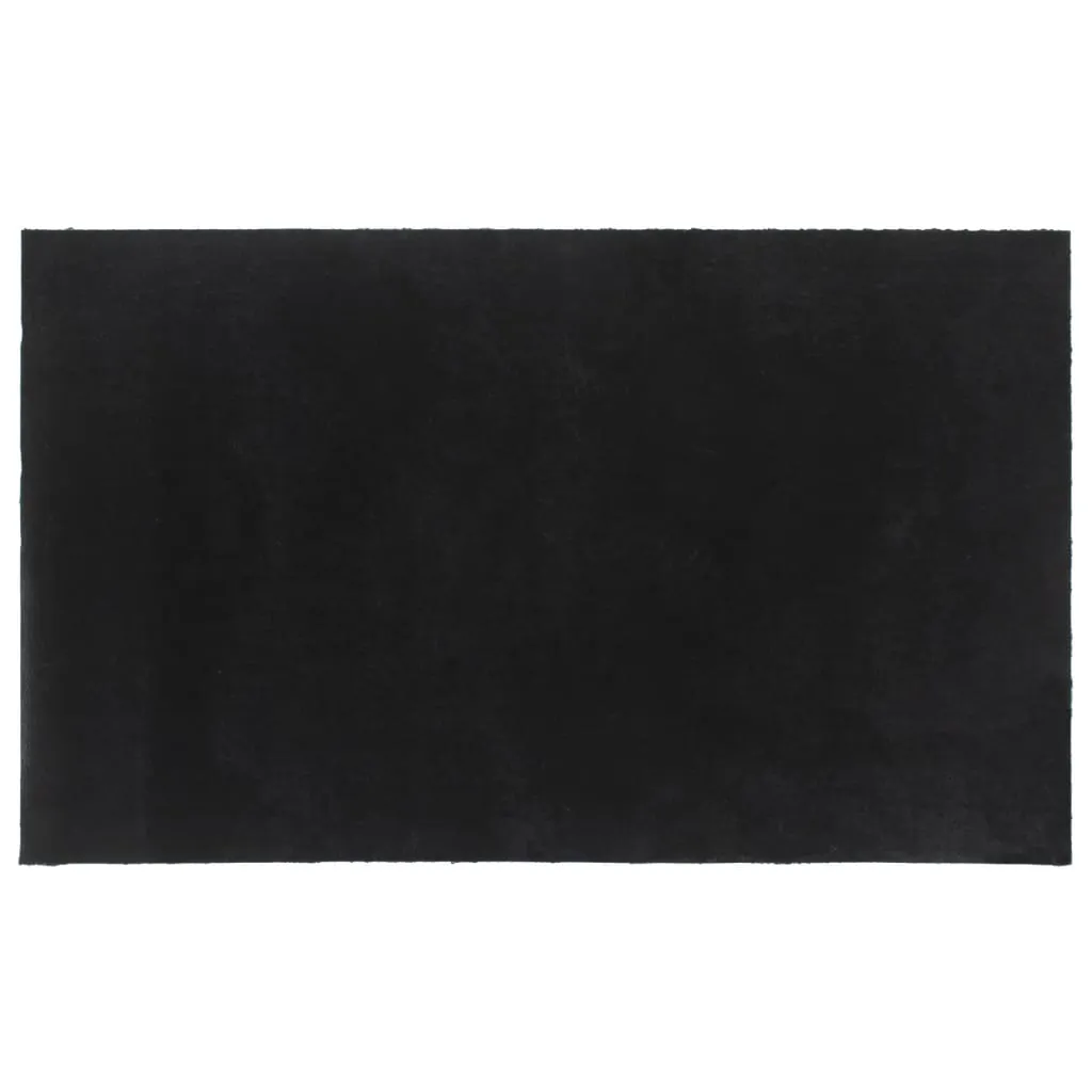 Door Mat Black 90x150 cm Tufted Coir