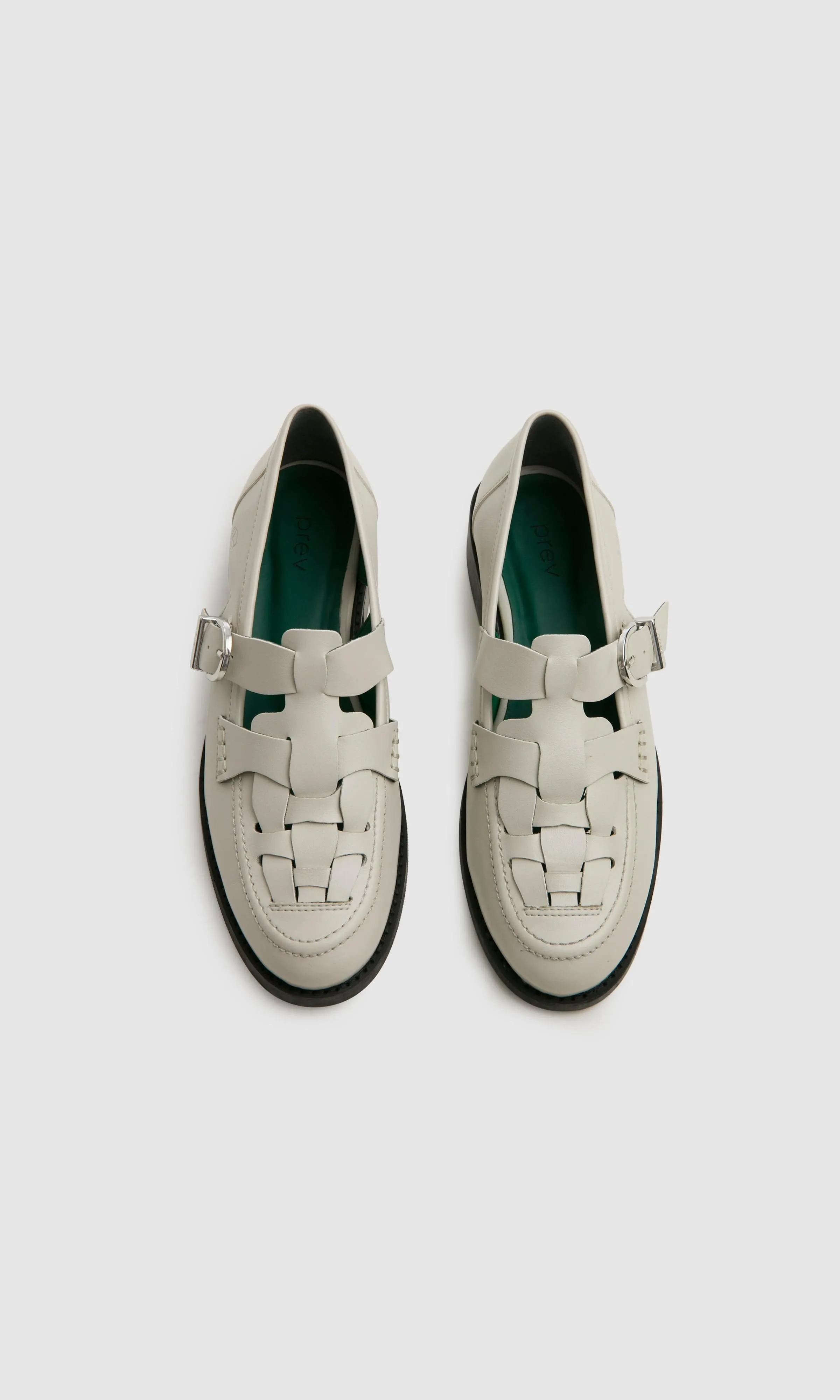 Dorothy Apple Leather Vegan Shoes | Cream