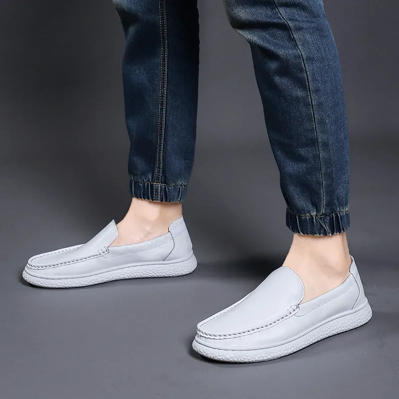 Elegant CrocTex Slip-On Loafers