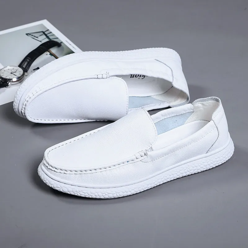 Elegant CrocTex Slip-On Loafers