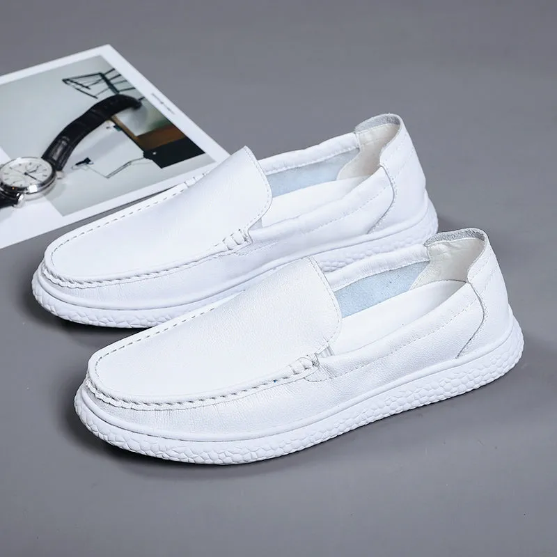 Elegant CrocTex Slip-On Loafers