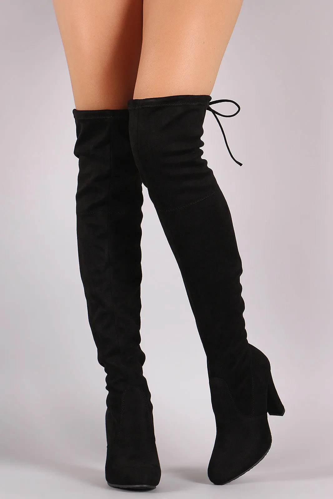 Fanny - Drawstring  Heeled Boots