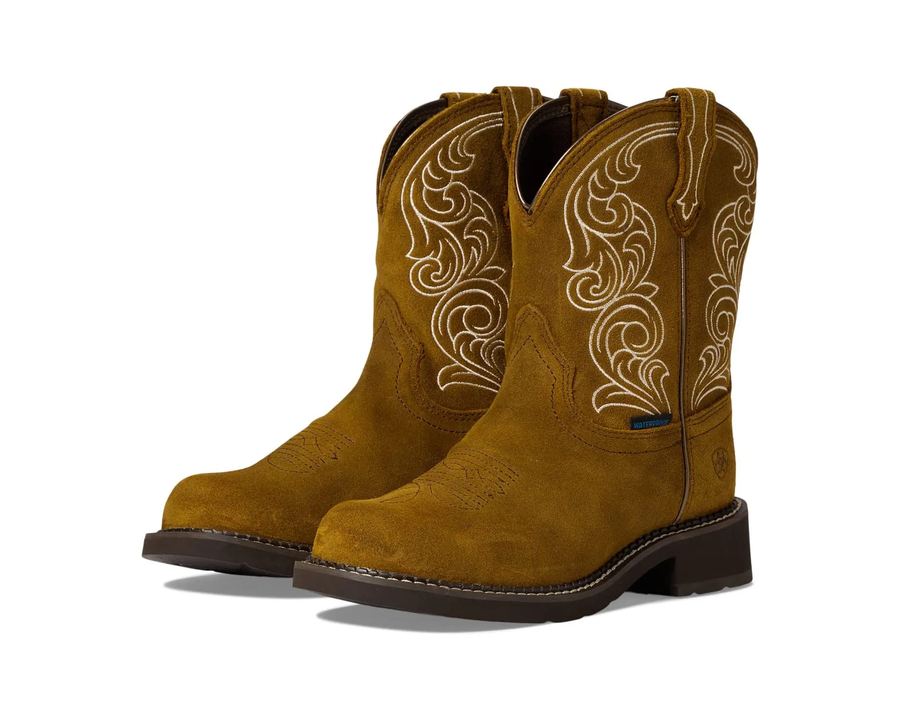 Fatbaby Heritage Waterproof Western Boot Ariat, Ginger Spice