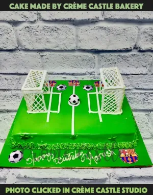 Football Field Cake