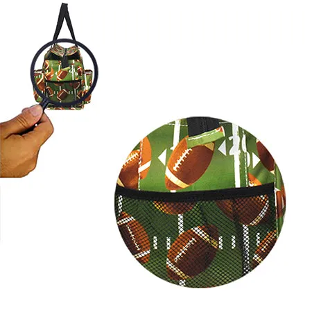 Football Life NGIL Zippered Caddy Organizer Tote Bag