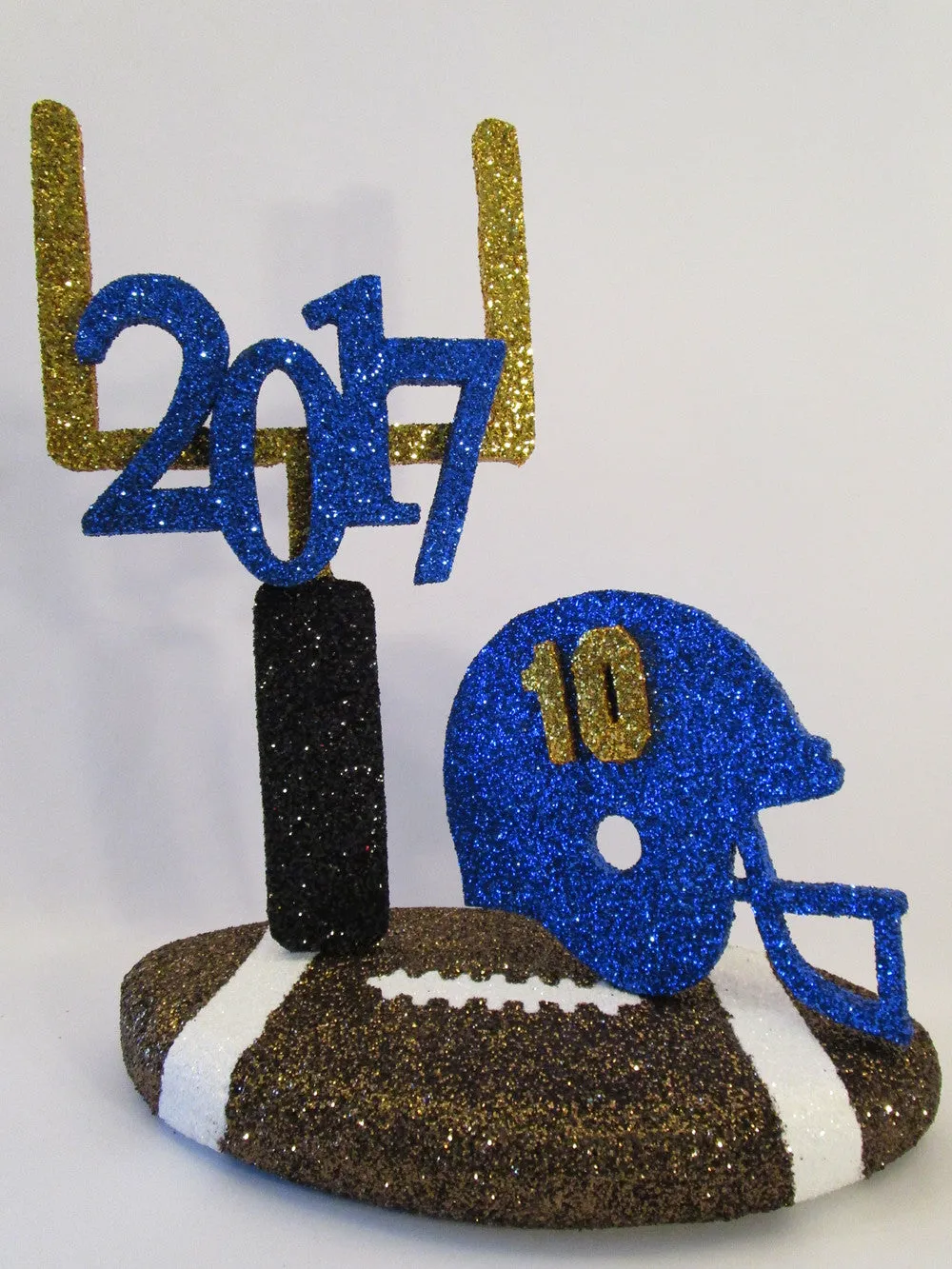 Football Themed Sports or Graduation Sample Centerpiece