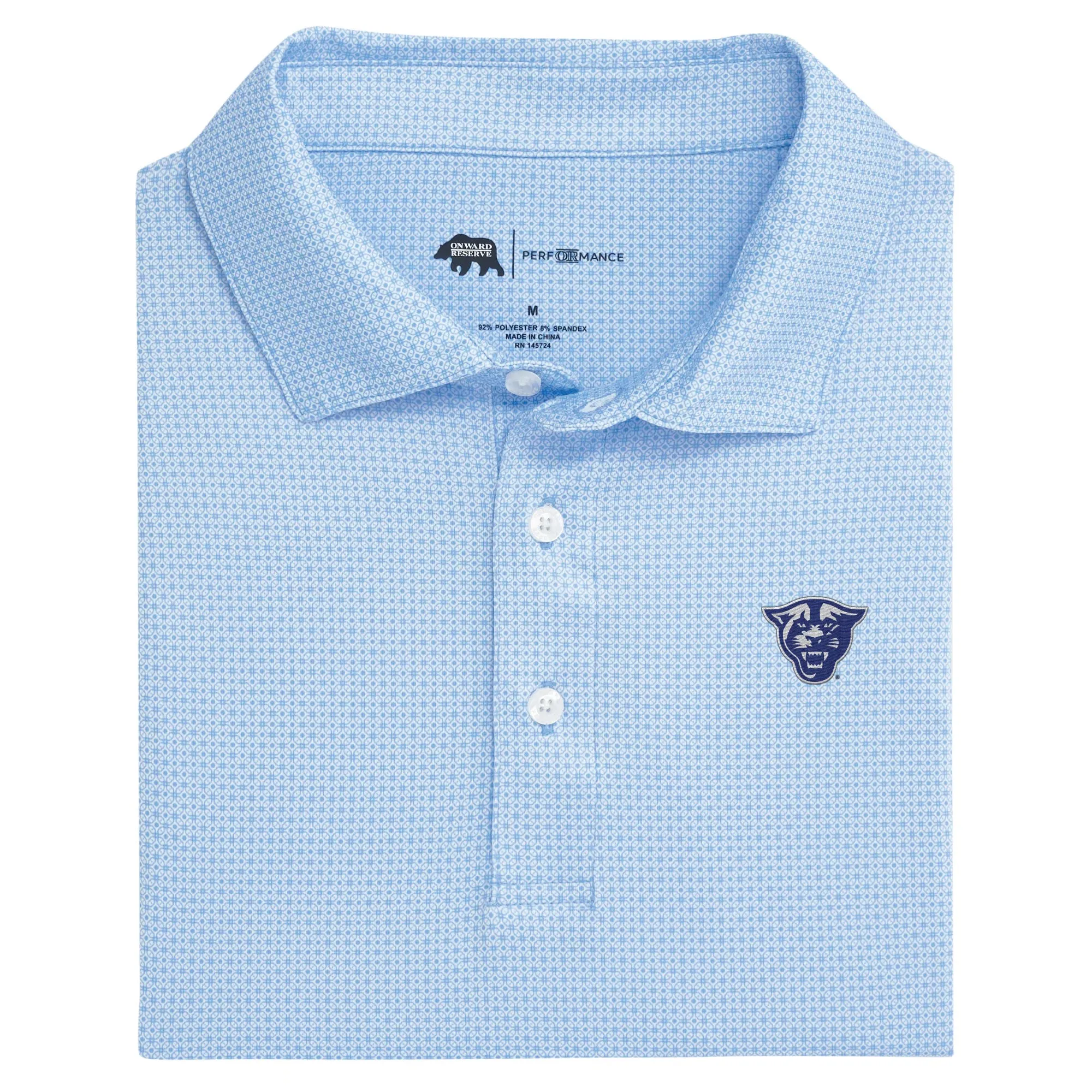 GA State Range Printed Performance Polo