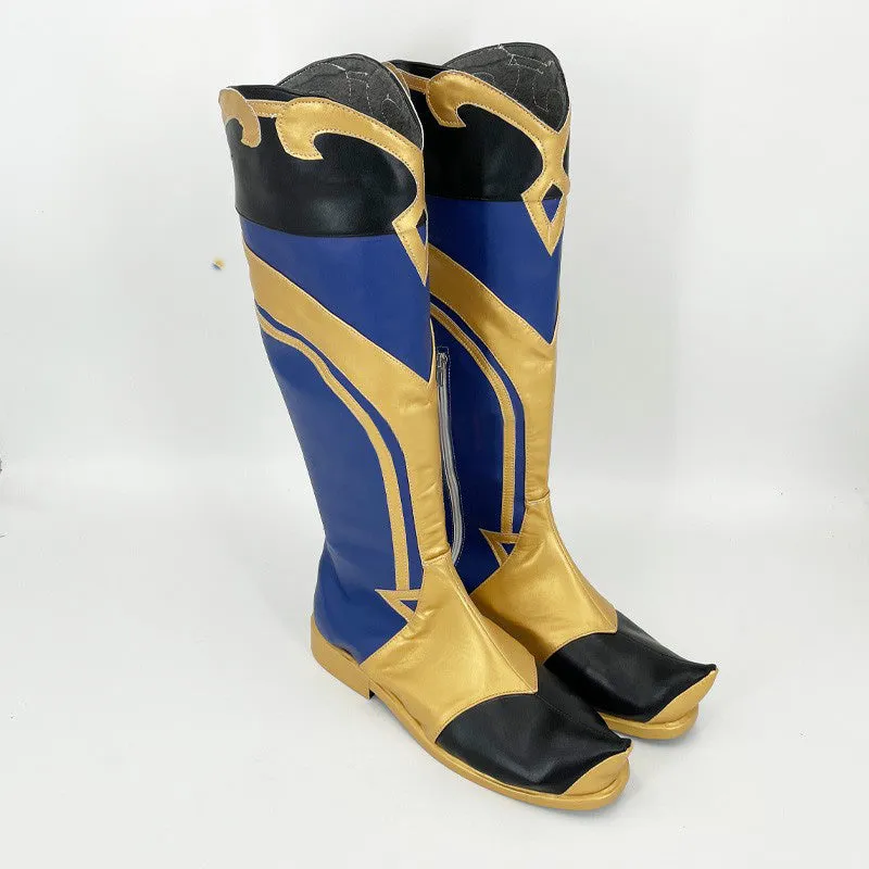 Genshin Impact Kaeya Sailwind Shadow New Skin Shoes Cosplay Boots