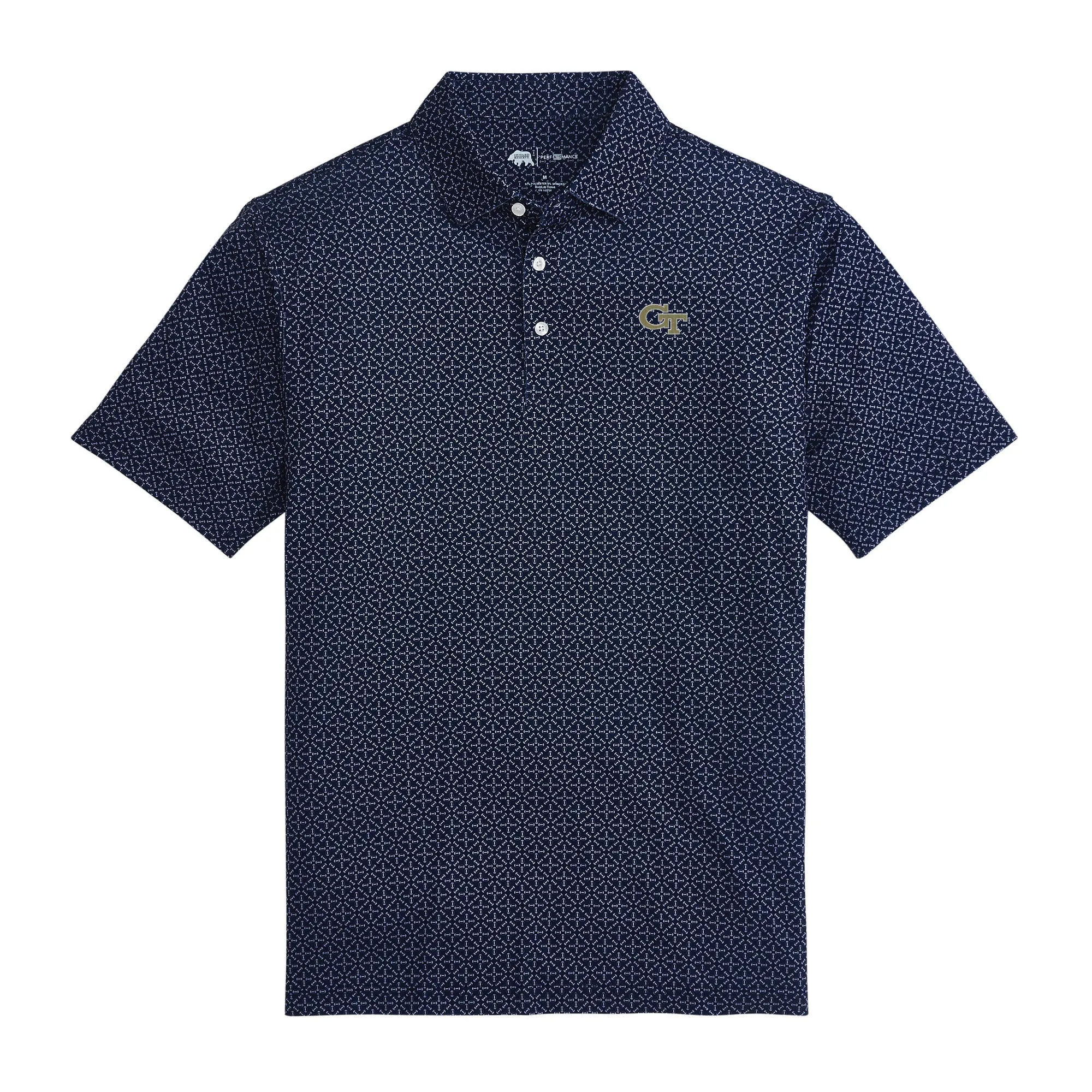 Georgia Tech Gameday Printed Performance Polo - Naval Academy