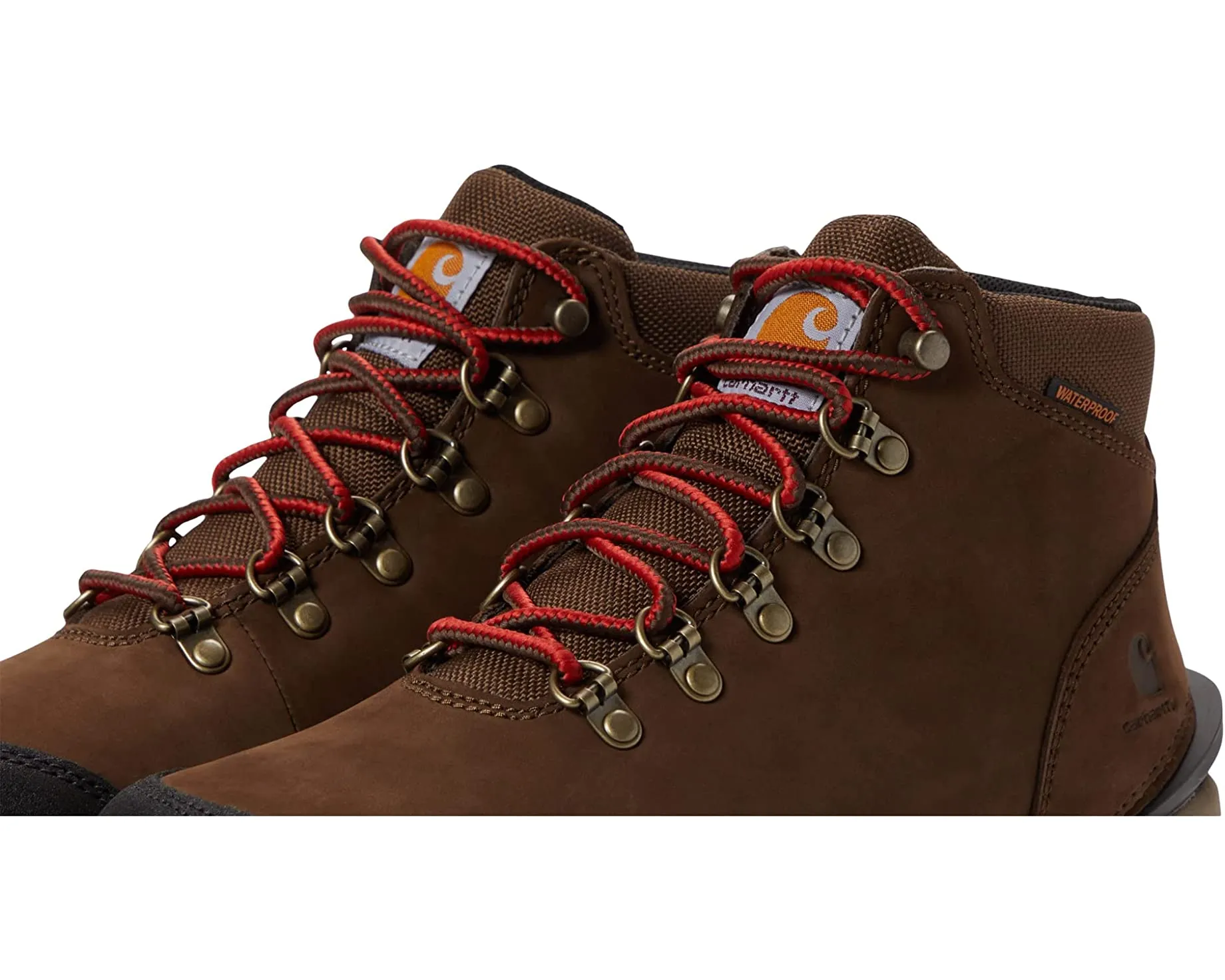 Gilmore Waterproof 5" Alloy Toe Work Hiker Carhartt Boots, Brown