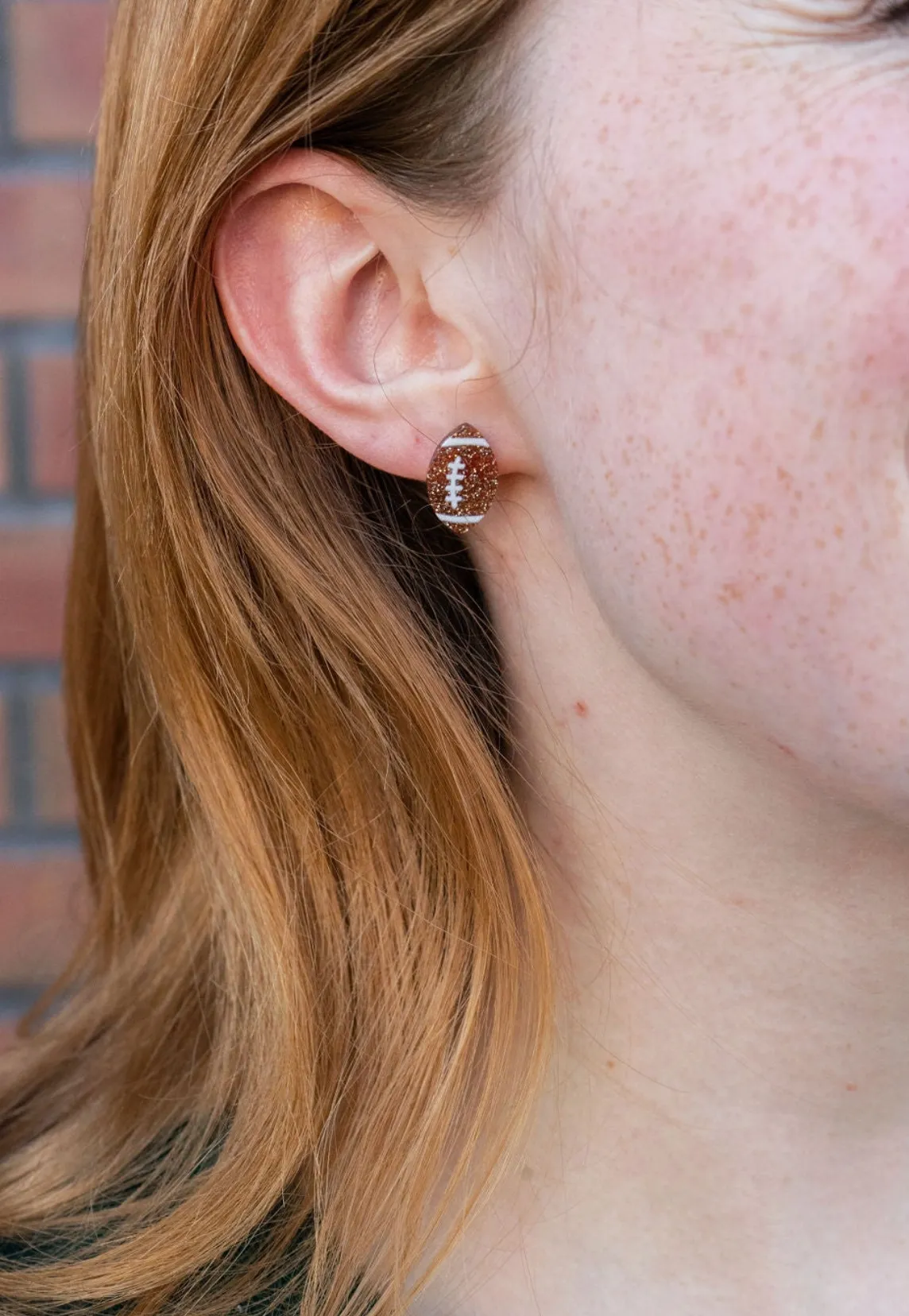 Glitter Football Studs