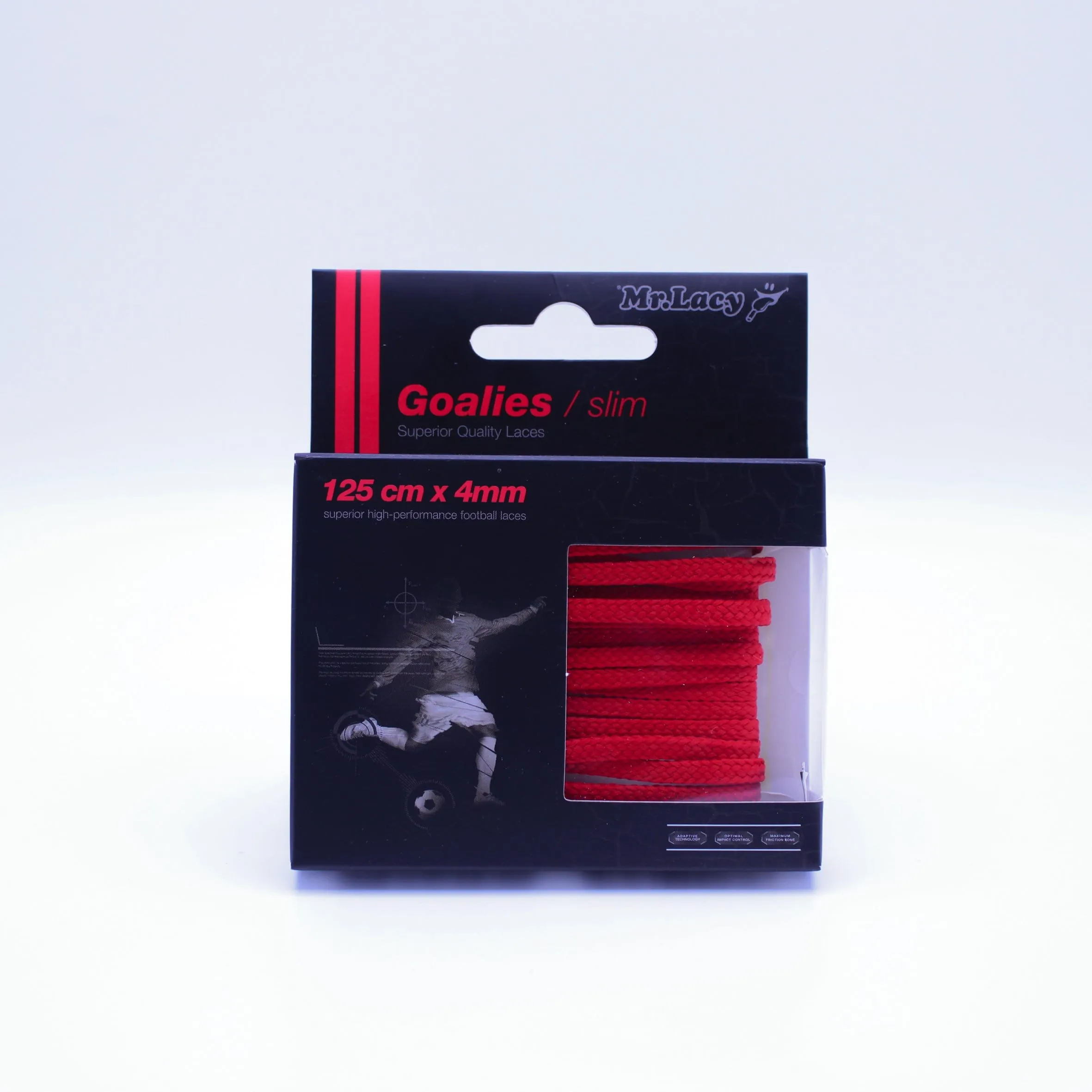 Goalies Football Boot Laces · Red