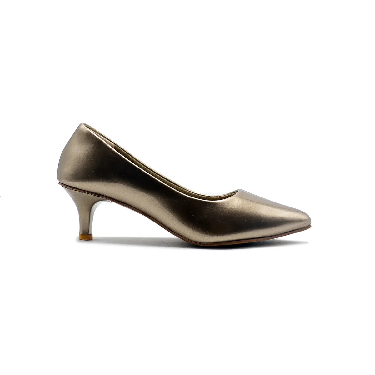 Golden Formal Court Shoes 085489