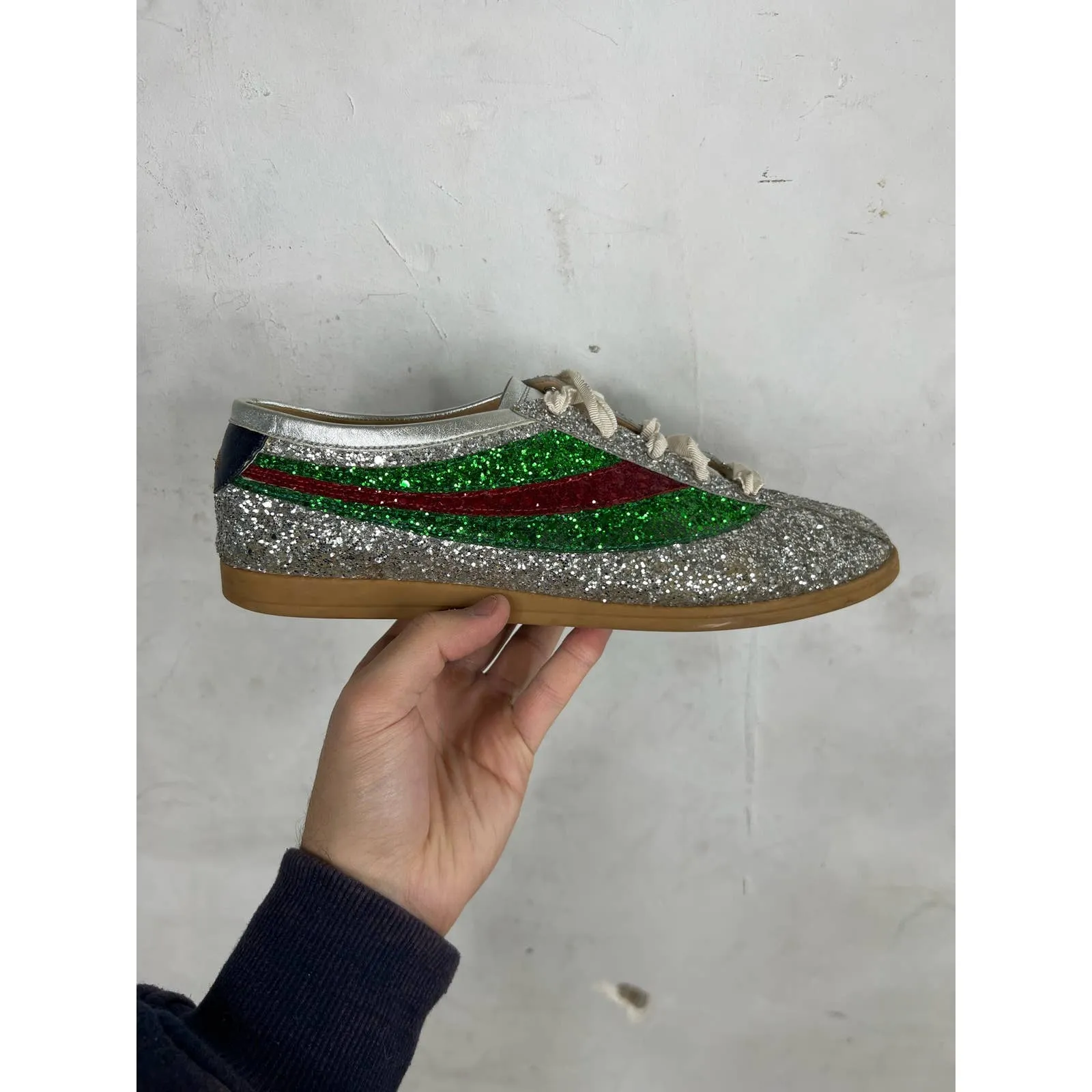 Gucci Glitter Tennis Shoes