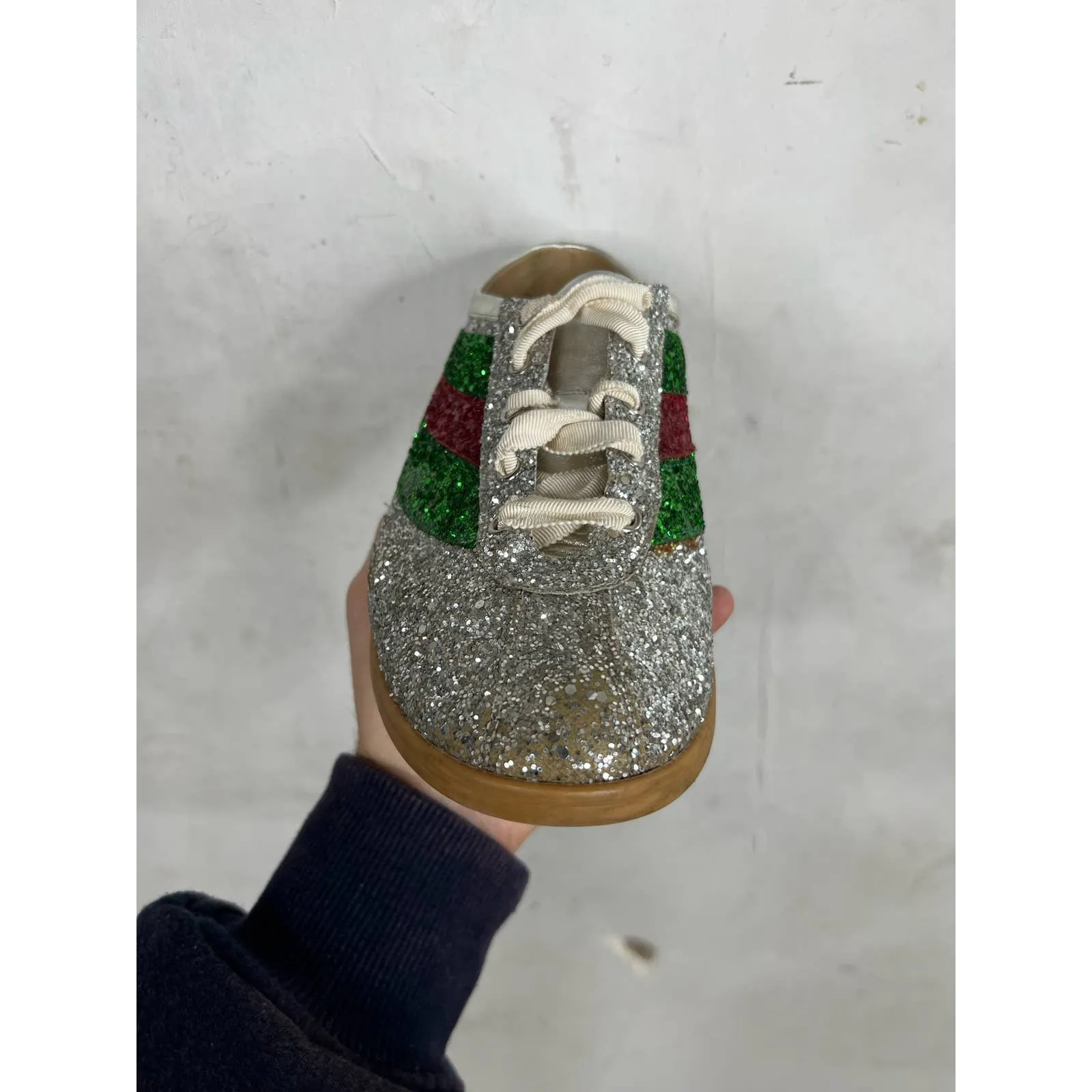 Gucci Glitter Tennis Shoes