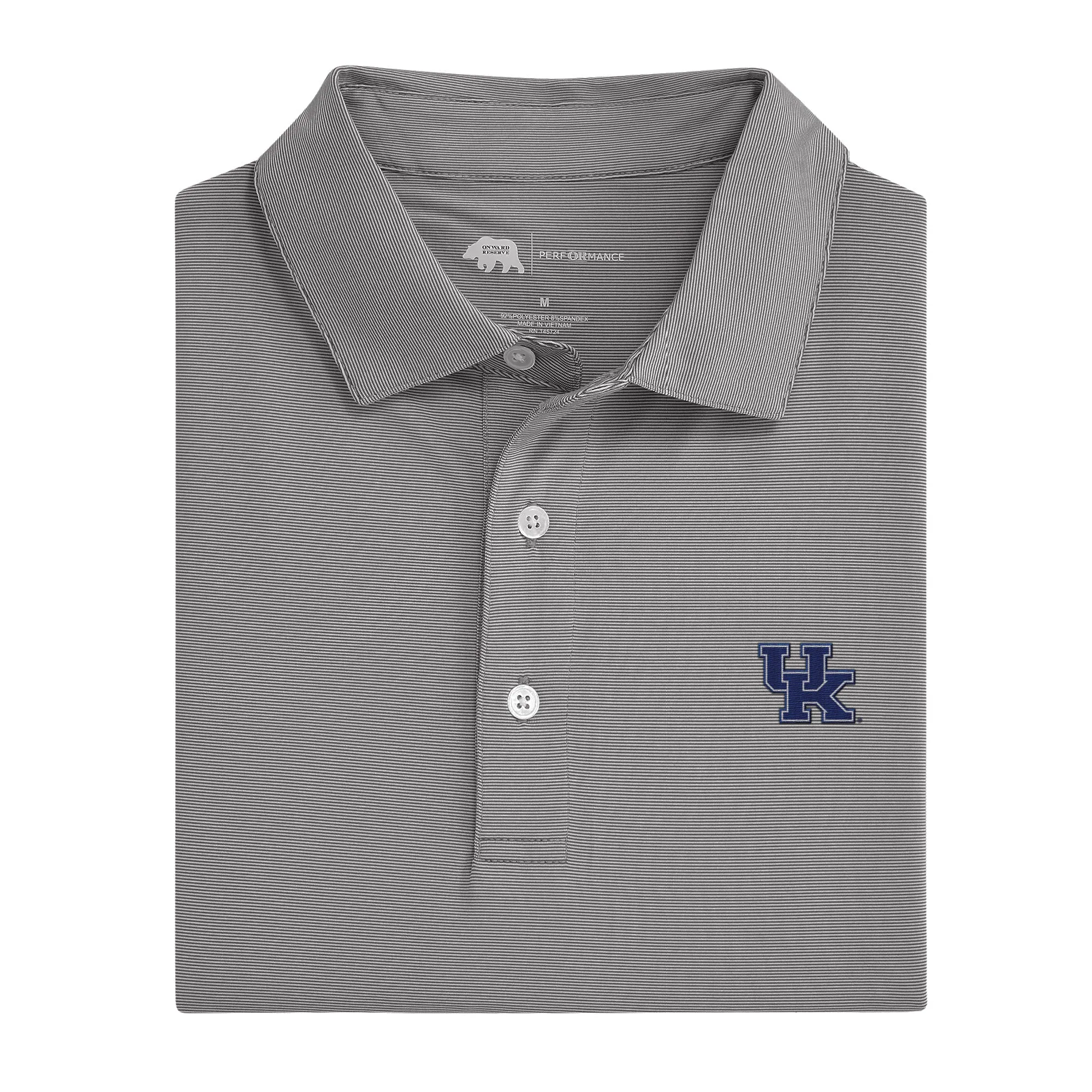 Hairline Stripe Kentucky Performance Polo