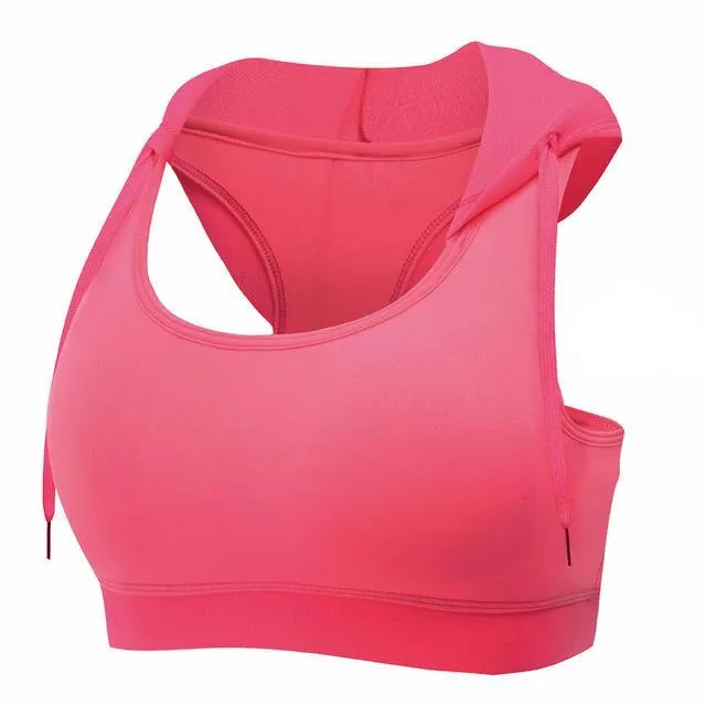 Hooded Gym Training Bra