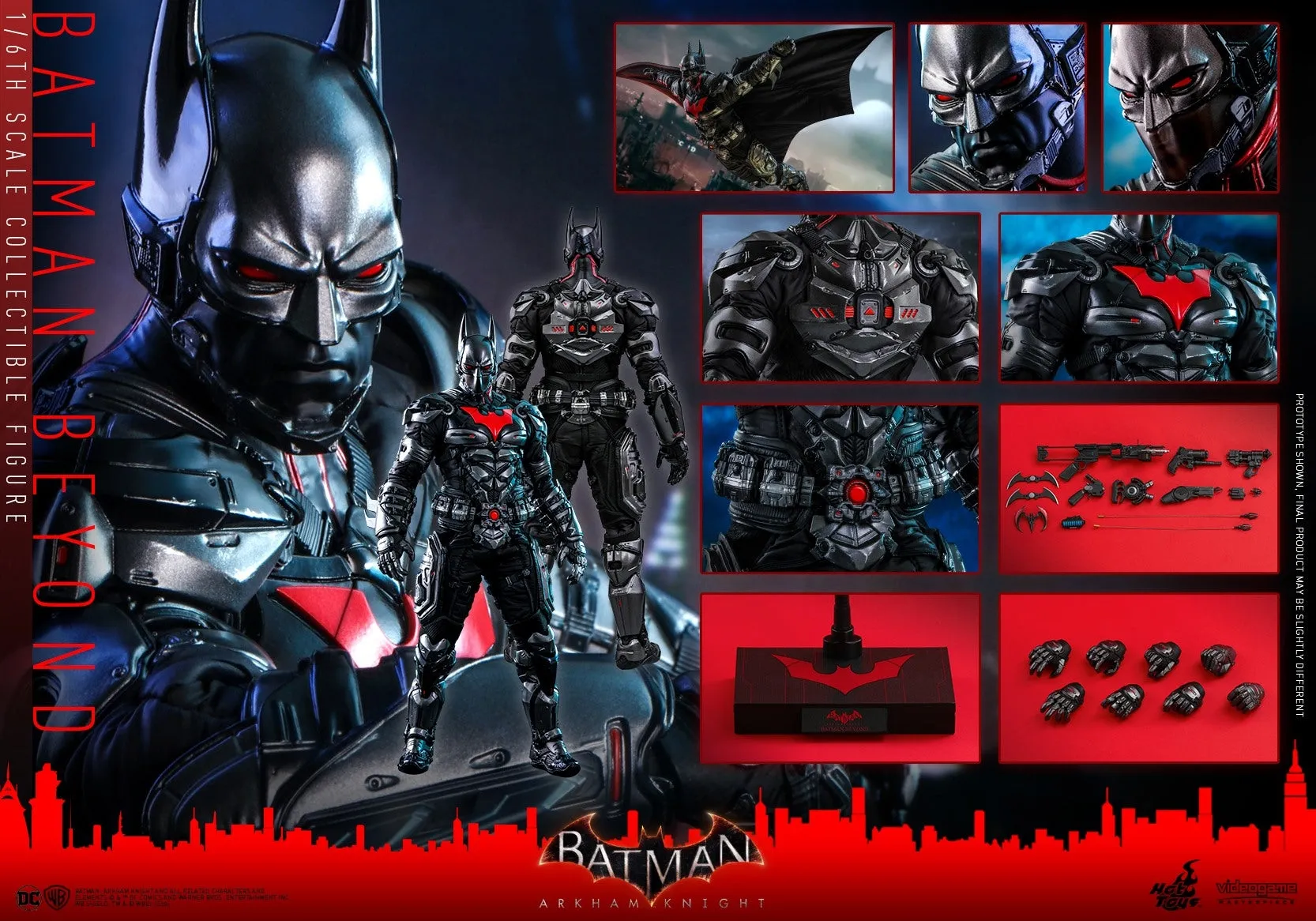 Hot Toys - VGM39 - Batman: Arkham Knight - 1/6th scale Batman Beyond Collectible Figure