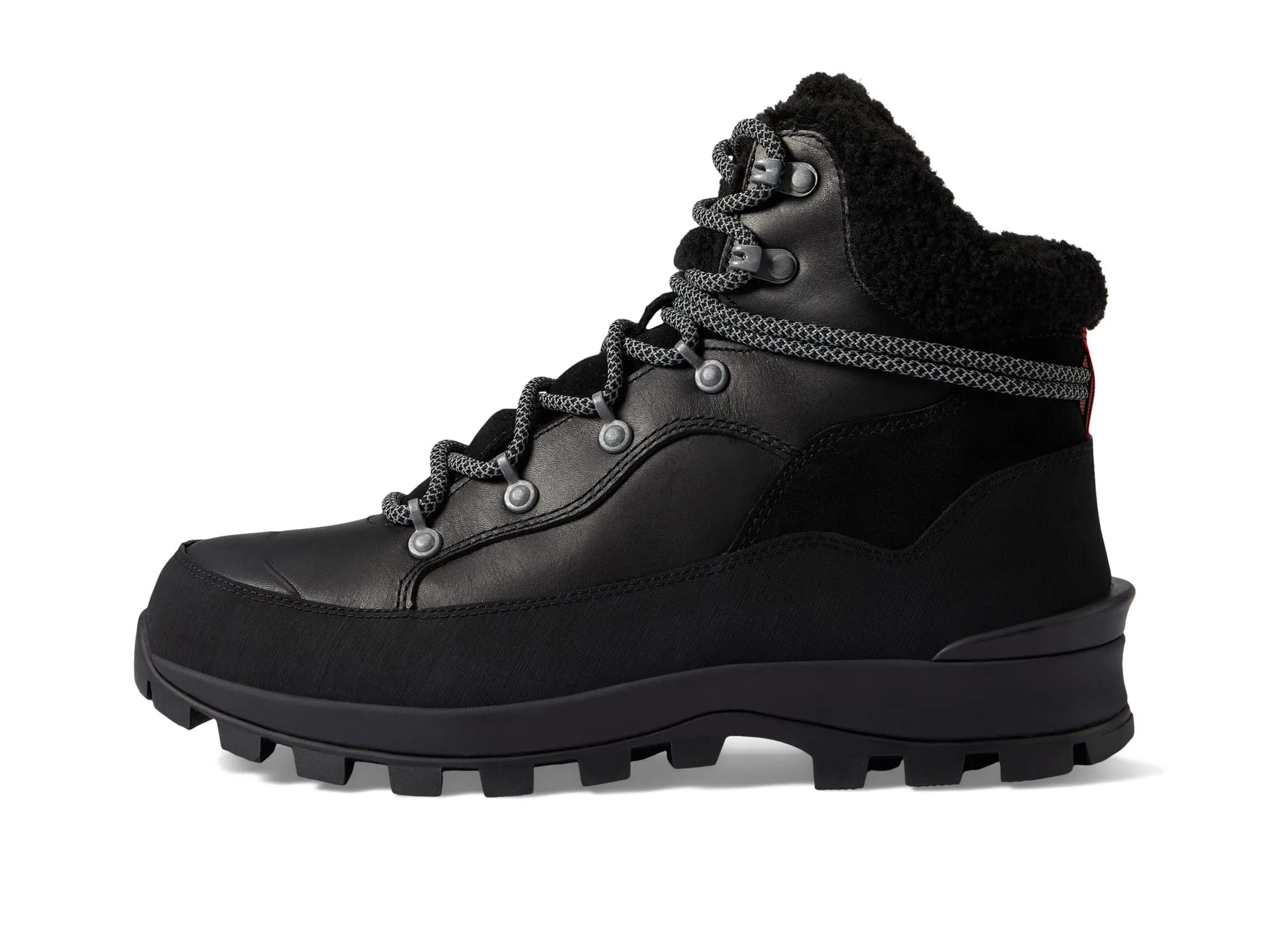 Hunter Explorer Leather Boot, black