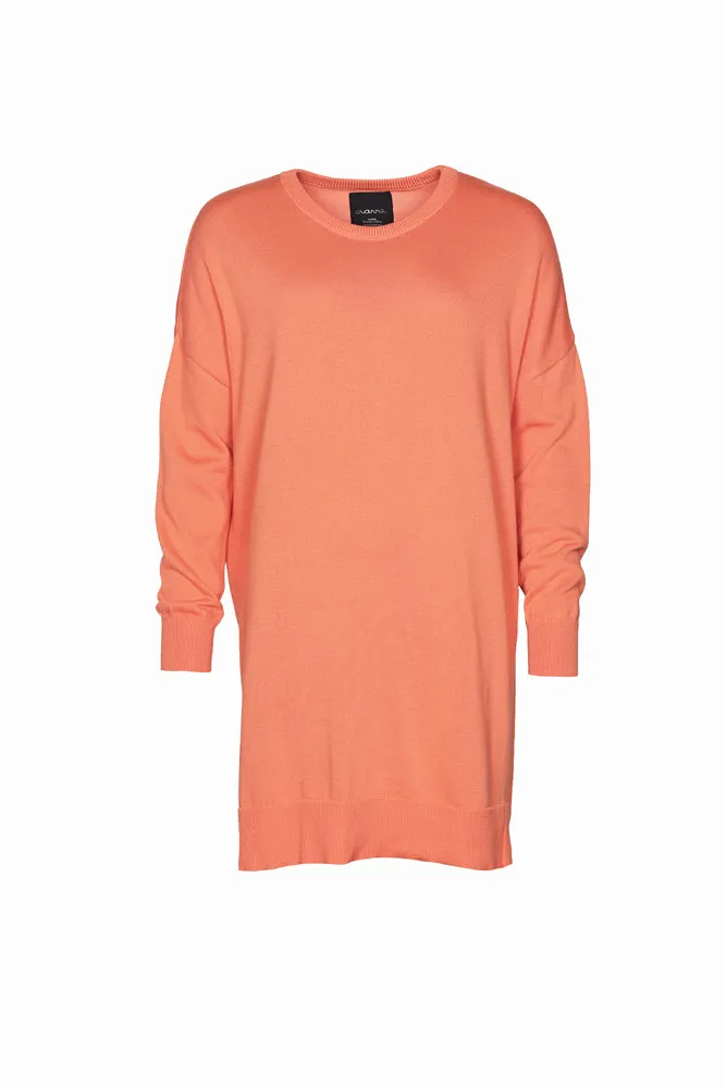 Iida Knitted Tunic Coral