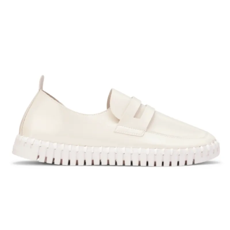 Ilse Jacobsen Tulip Patent Loafer - Cream