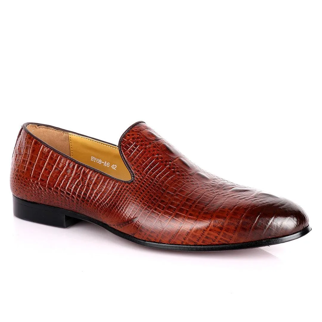 JM Weston Full Crocodile leather Designed Shoe