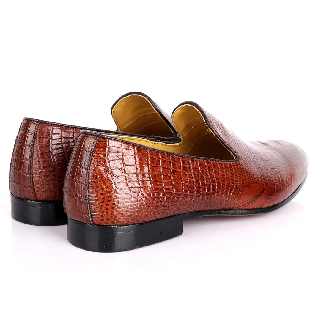 JM Weston Full Crocodile leather Designed Shoe