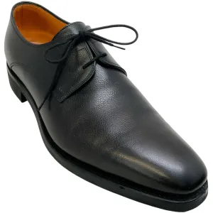 John Lobb Men's Black Leather Classic Derby Shoes