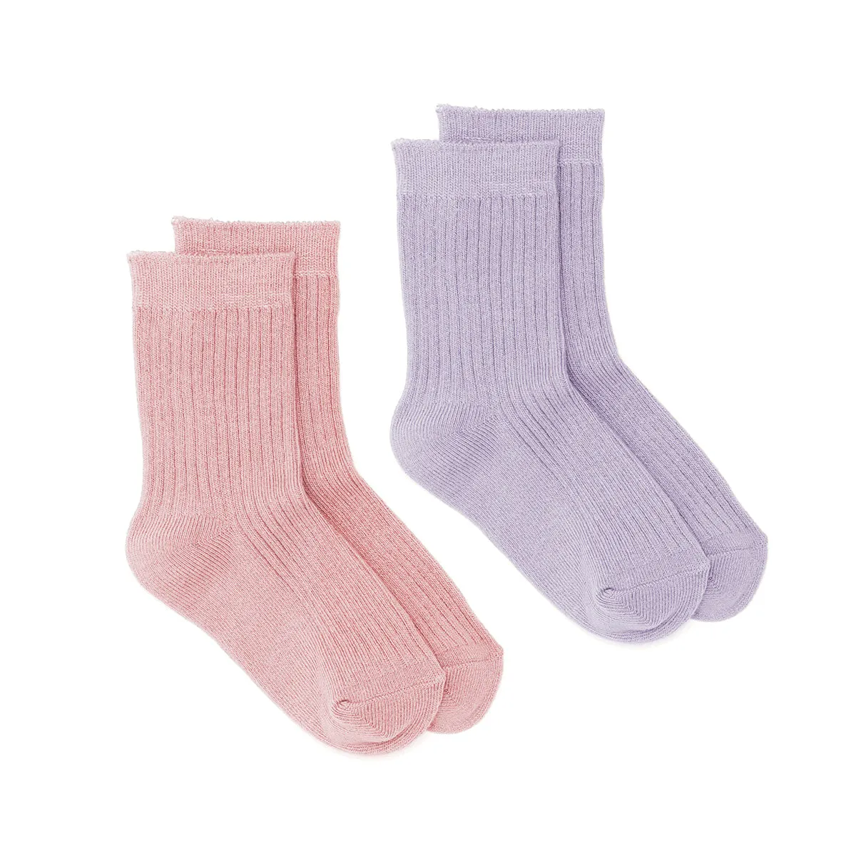 Jordan Socks, 2 Pack, Blush Lilac 1/2 YEARS