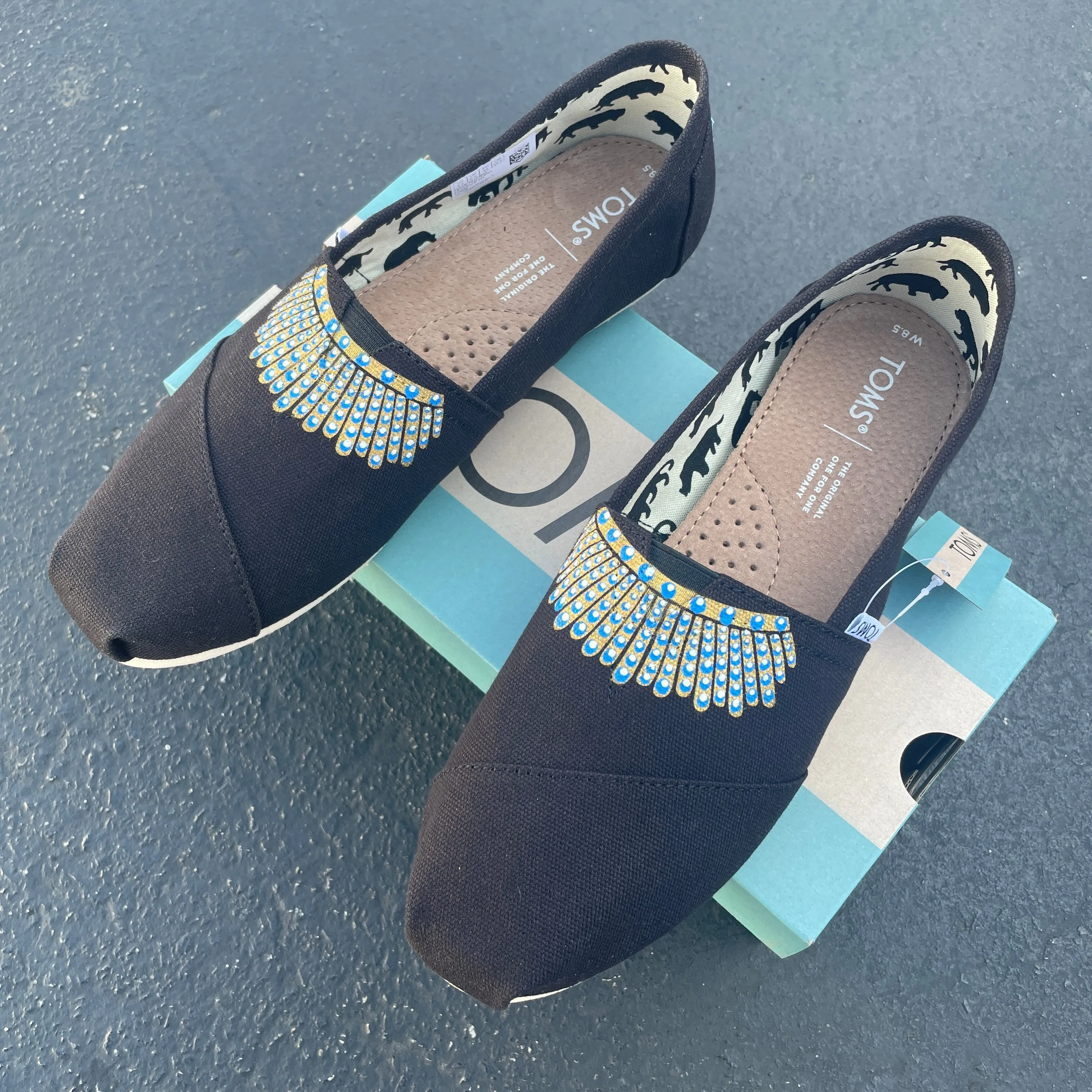 Justice Ruth Bader Ginsburg Dissent Collar - Custom TOMS Shoes