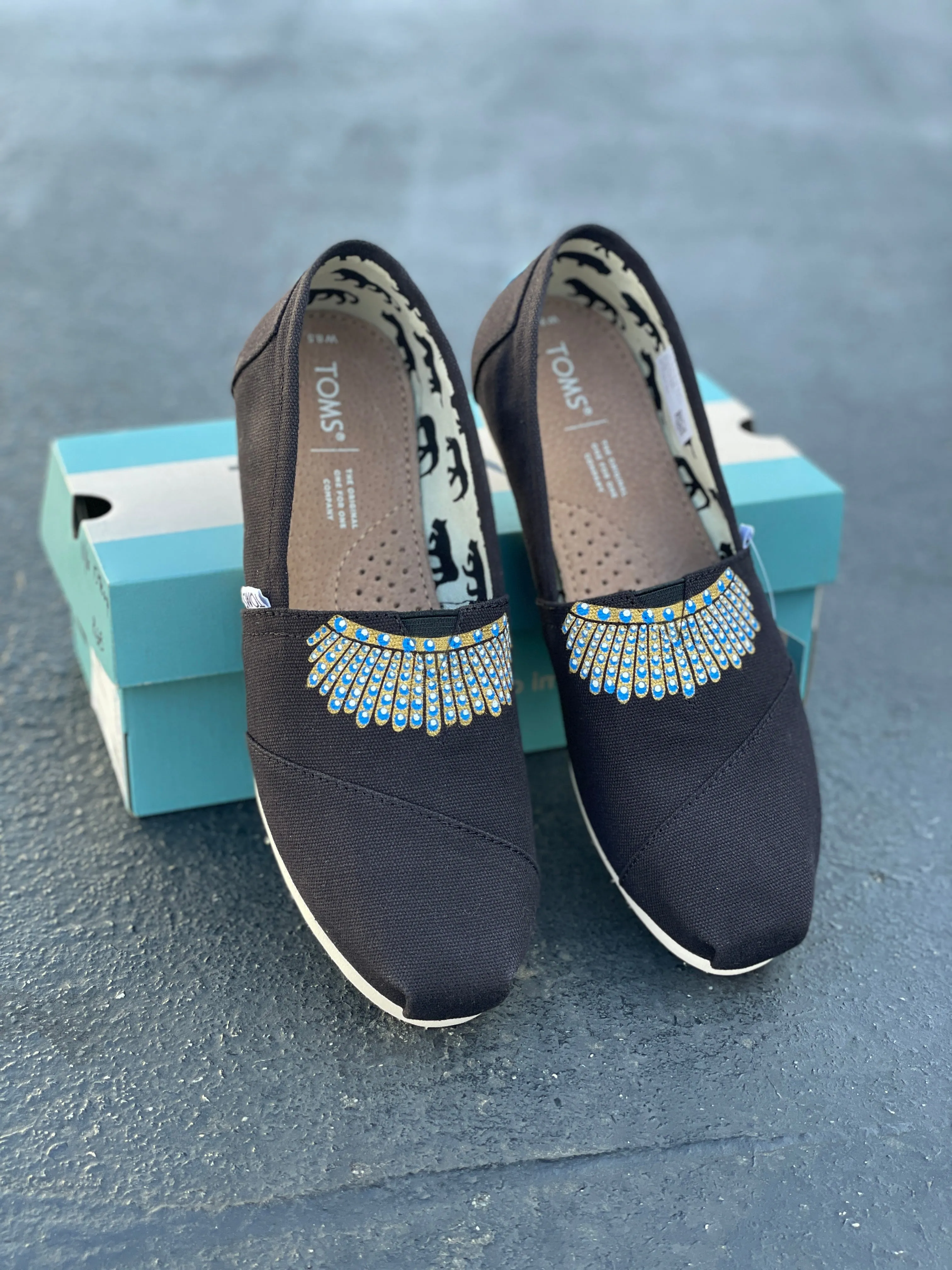 Justice Ruth Bader Ginsburg Dissent Collar - Custom TOMS Shoes