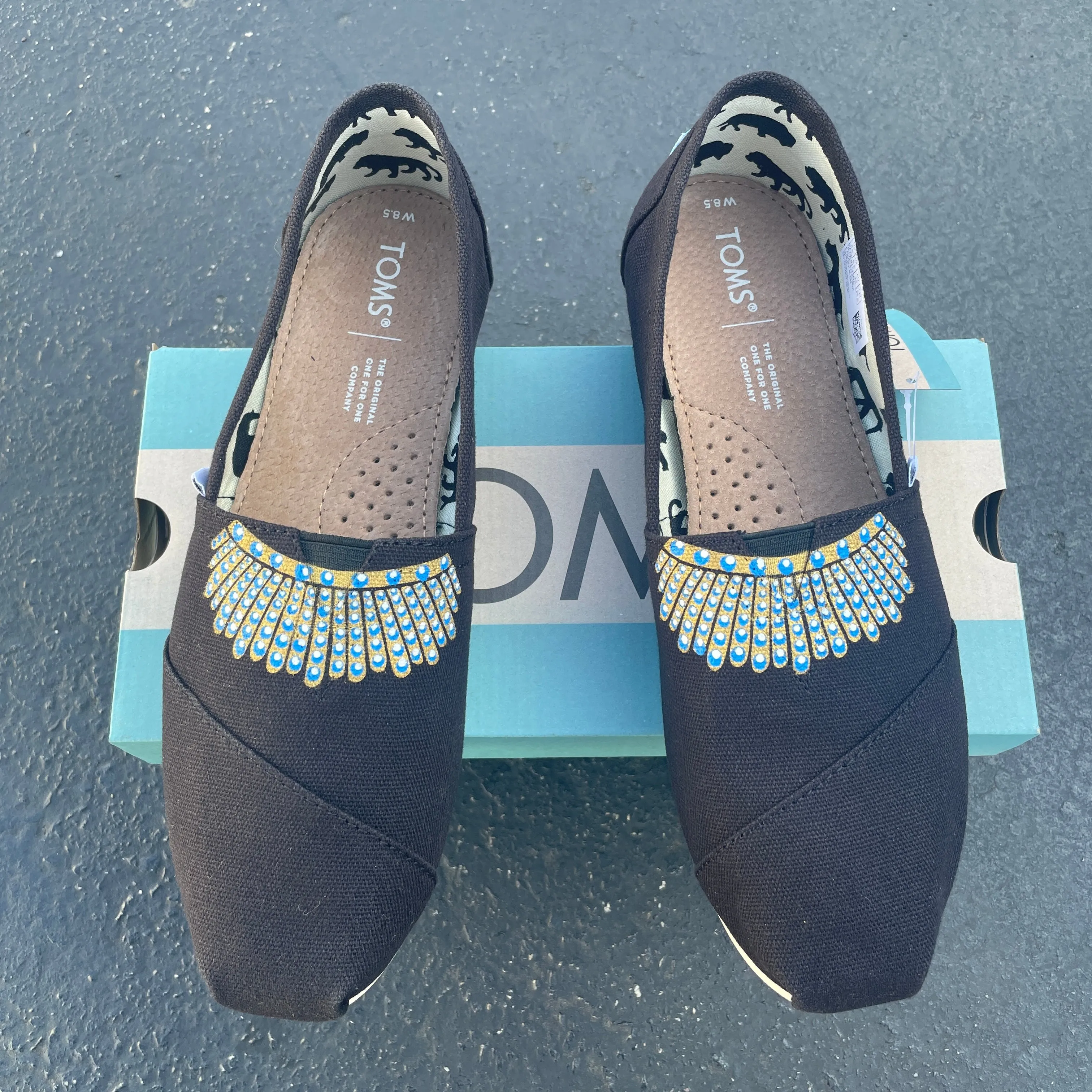 Justice Ruth Bader Ginsburg Dissent Collar - Custom TOMS Shoes