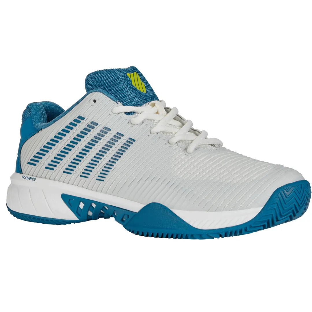 K Swiss Hypercourt Express HB  Mens Tennis Shoes -  White/Celestial/Primrose