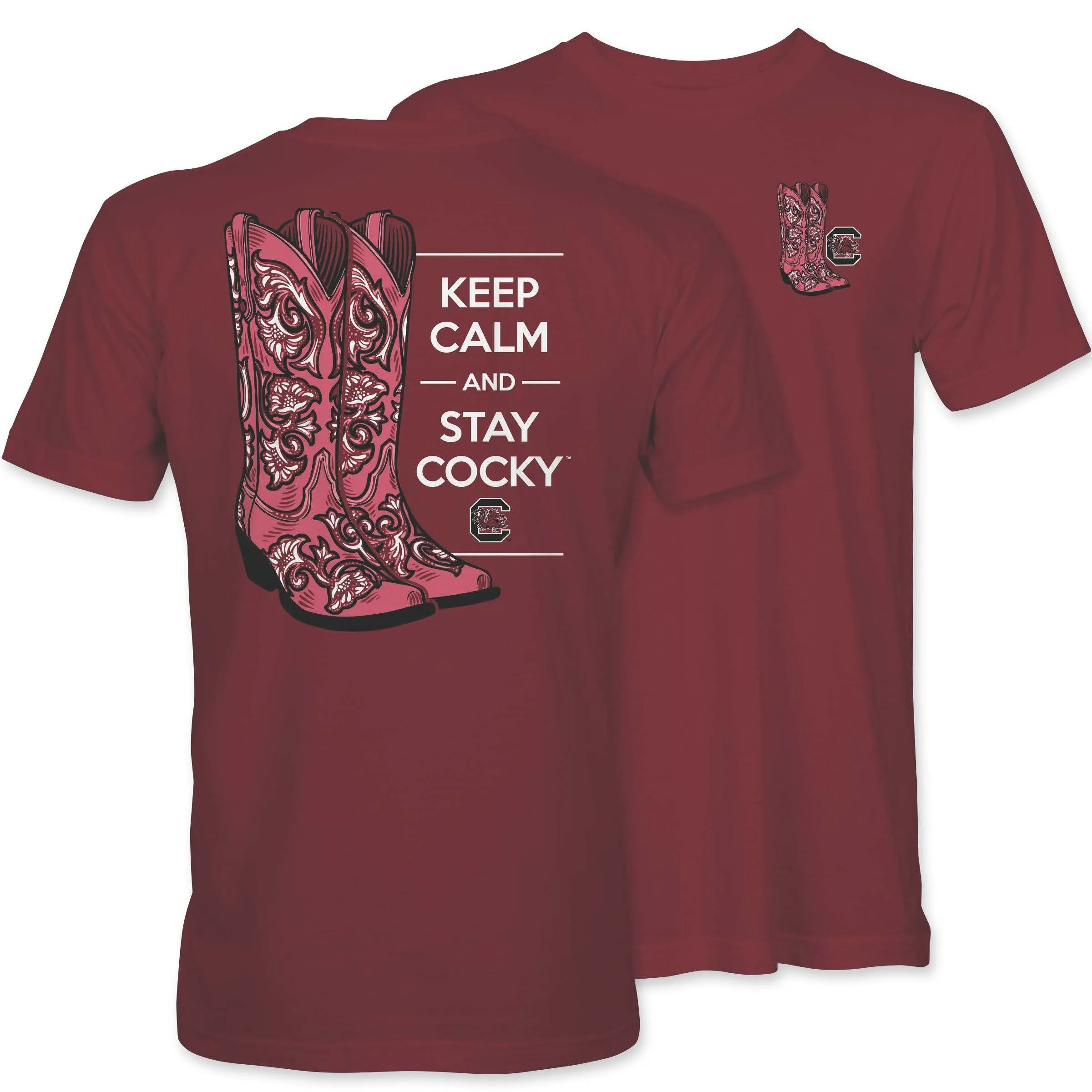 Keep Calm Boots USC