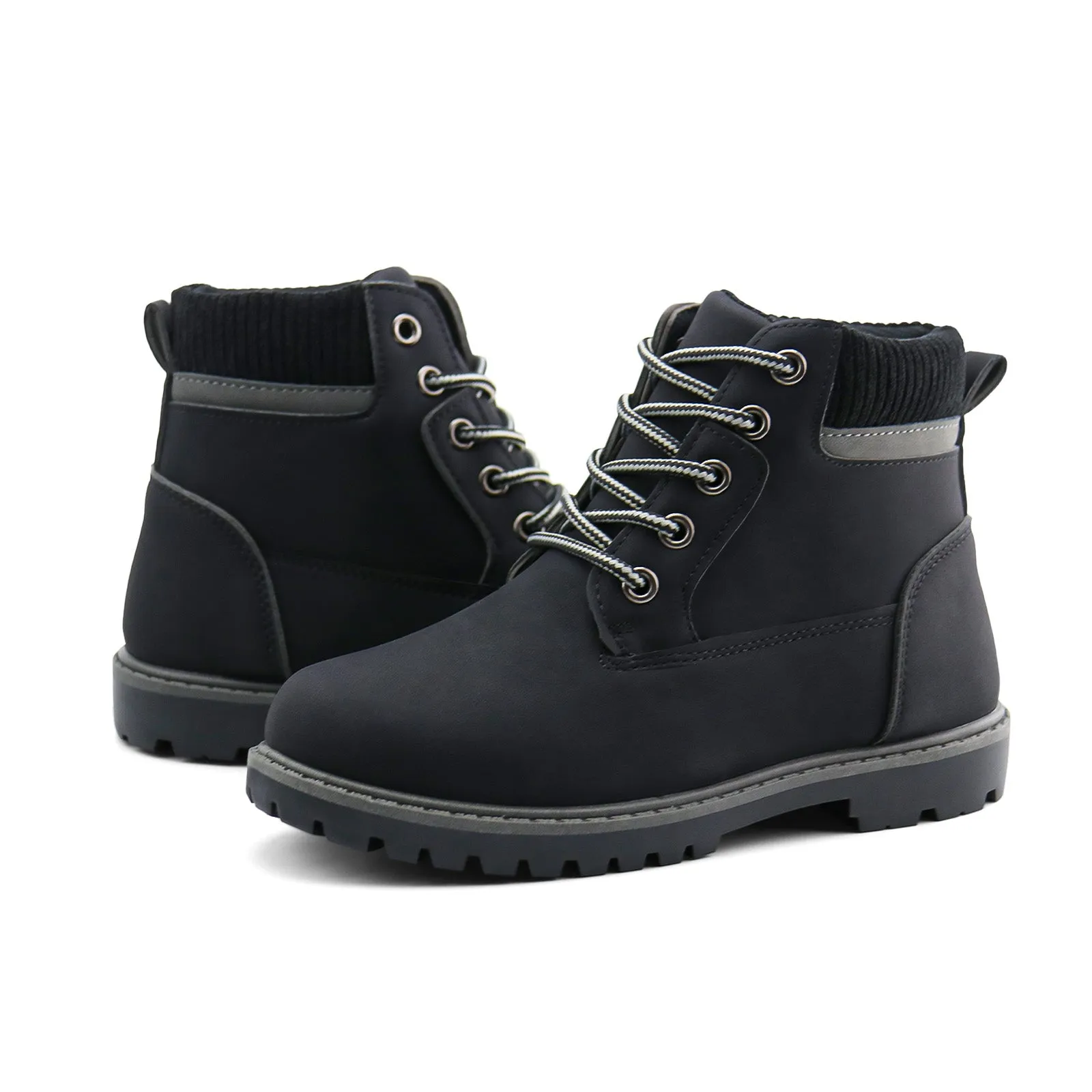 Kids Ankle Boots Lace-Up Outdoor Boots