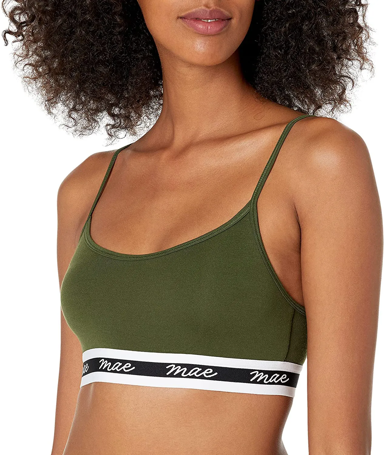 Mae Women's Pullover Modal Matte Logo Elastic Bralette