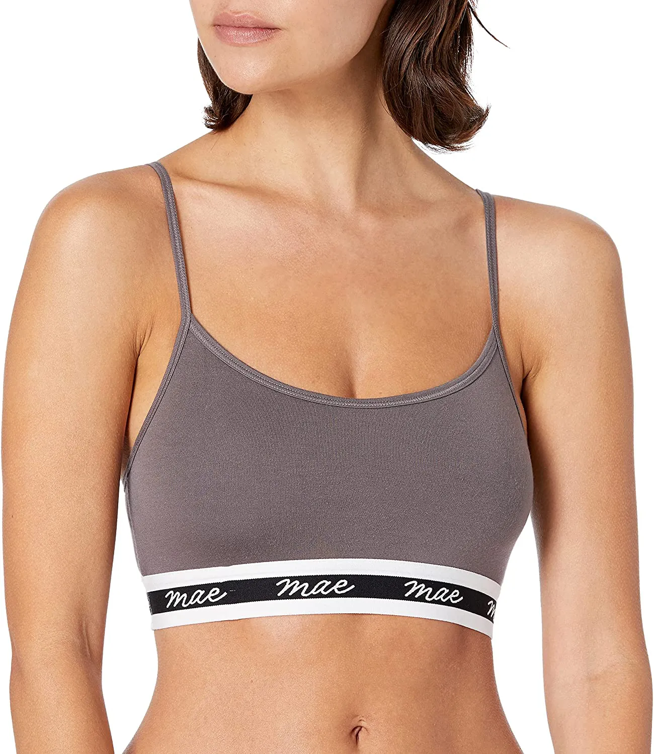 Mae Women's Pullover Modal Matte Logo Elastic Bralette